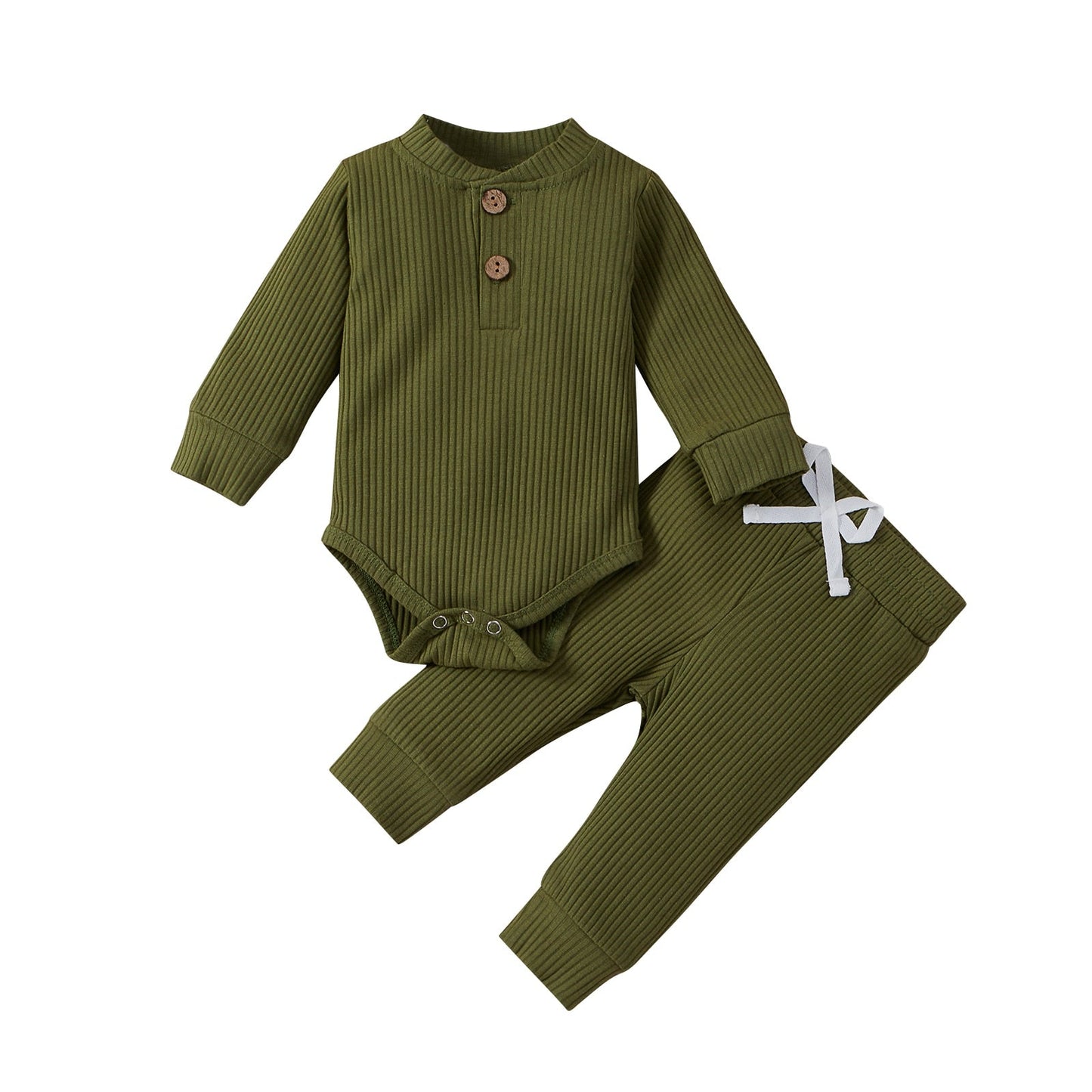 Ribbed Cotton Baby Set