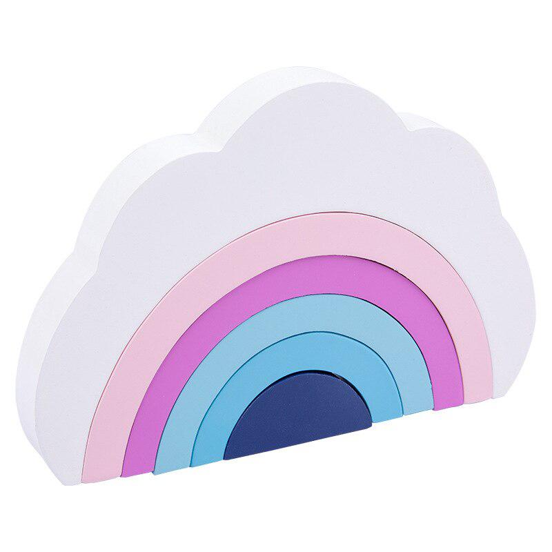Wooden Toy - Clay Rainbow product view
