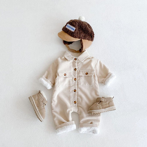 Corduroy Baby Romper