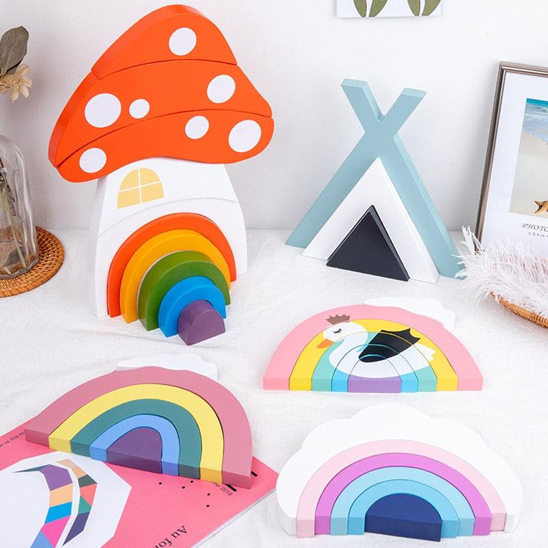Wooden Toy - Rainbow product view