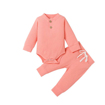 Ribbed Cotton Baby Set