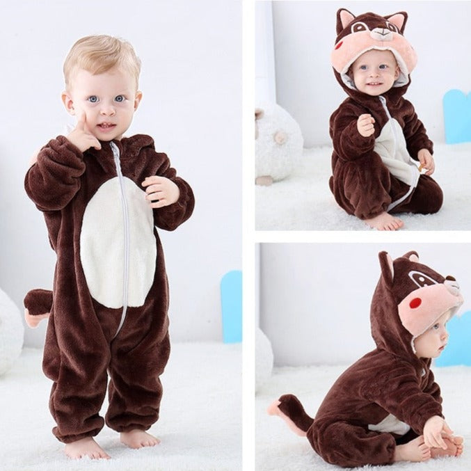 Baby Romper - white rabbit 18M product view