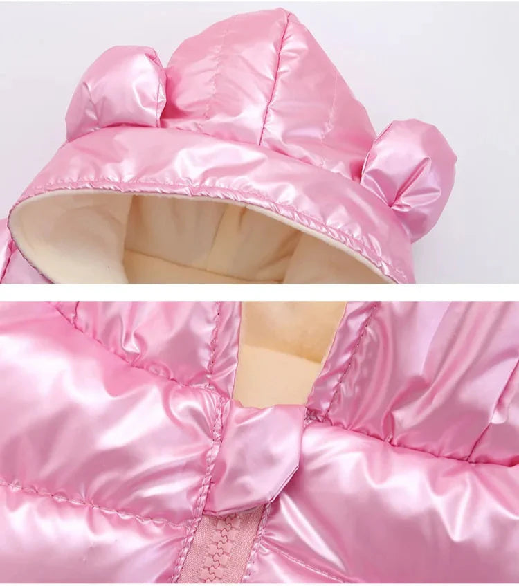 Newborn Baby Winter Waterproof Down Snowsuit