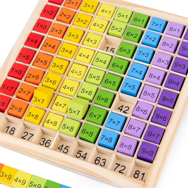 Wooden Math Wonders Playset
