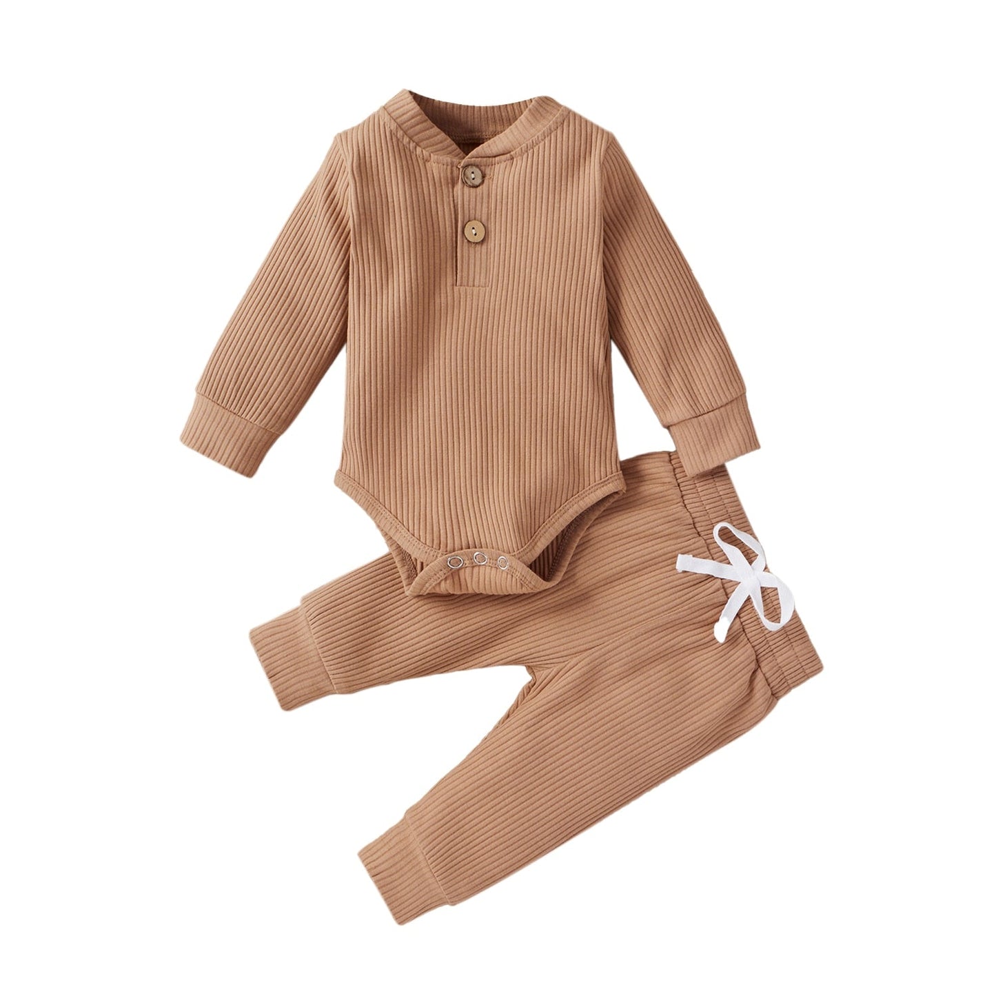 Ribbed Cotton Baby Set