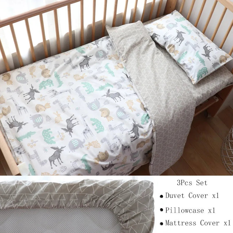 Baby Bed - Mushroon 3Pcs Flat product view