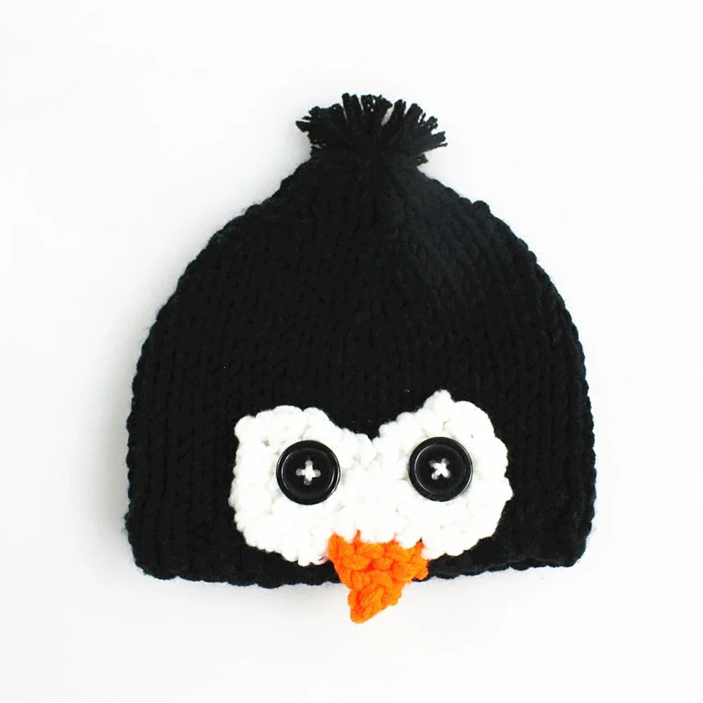 Crochet Baby Penguin Cocoon