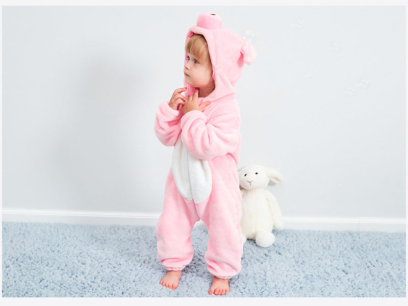 Baby Romper - white rabbit 3M product view