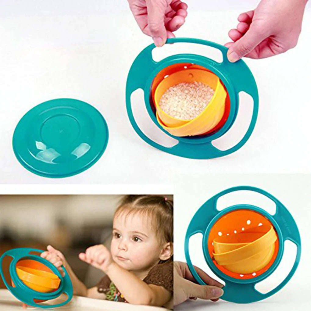 360° Anti-Spill Bowl for Babies & Kids