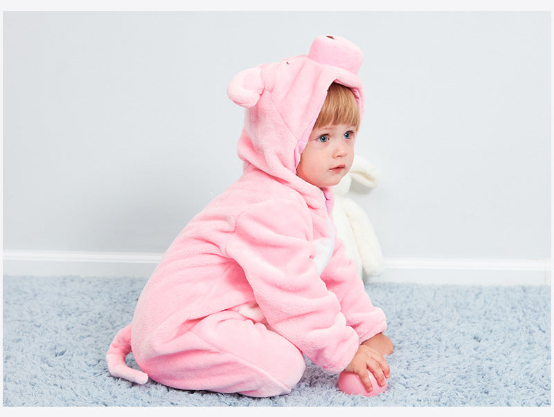 Baby Romper - white rabbit 9M product view