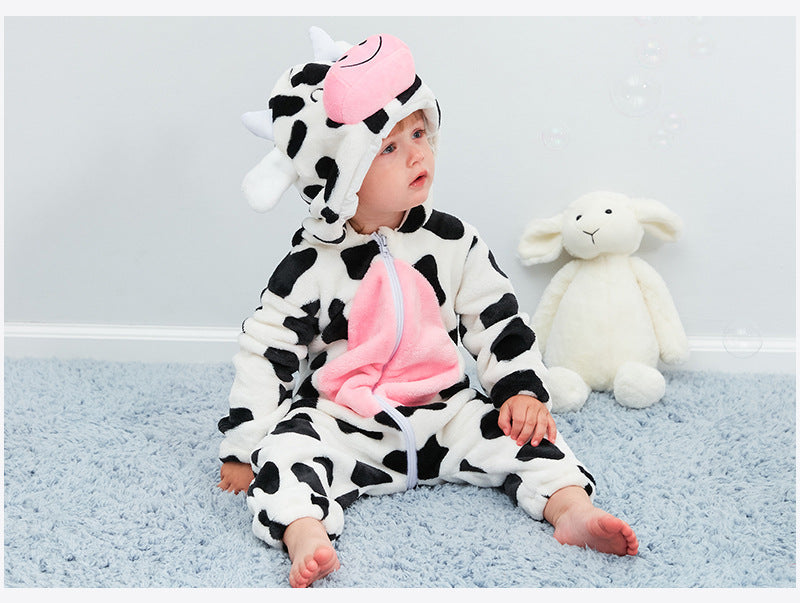 Baby Romper - pink rabbit 24M product view