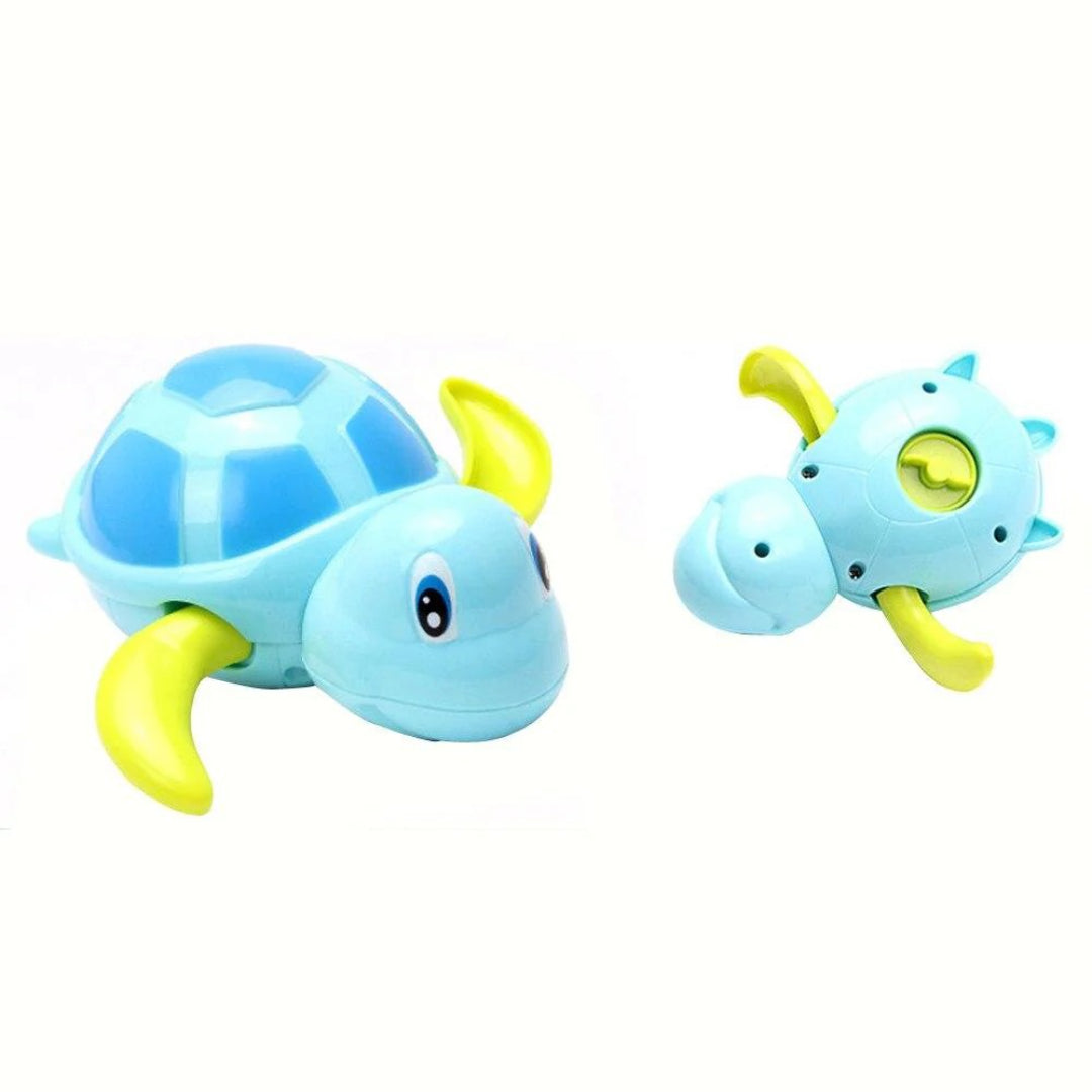 Wind-Up Bath Turtle: Mechanical Water Toy for Fun in the Tub