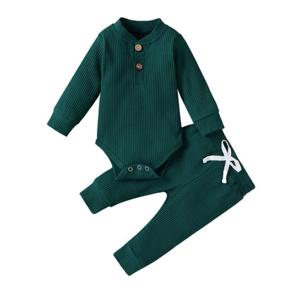 Ribbed Cotton Baby Set