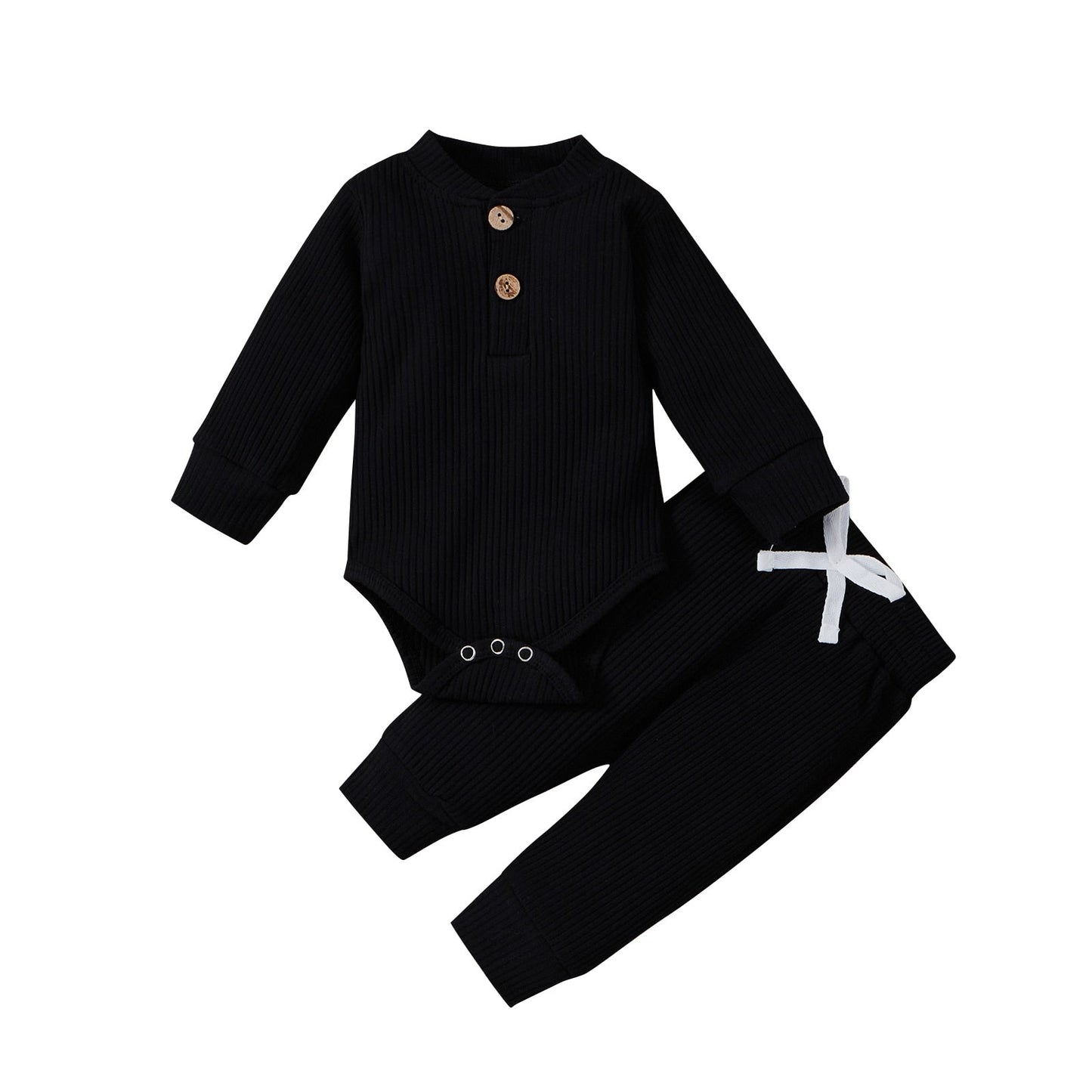 Ribbed Cotton Baby Set