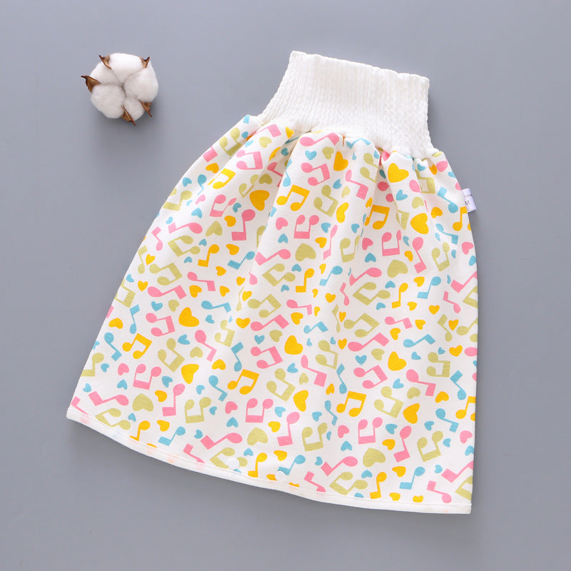 Water Absorbent Leakproof Diaper Skirt - Music Medium (6m-4y) product view