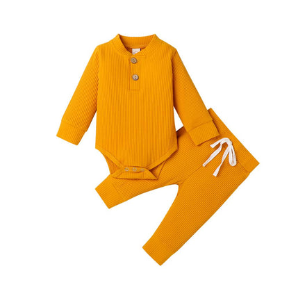 Ribbed Cotton Baby Set