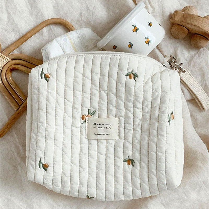 Quilted Diaper Organizer
