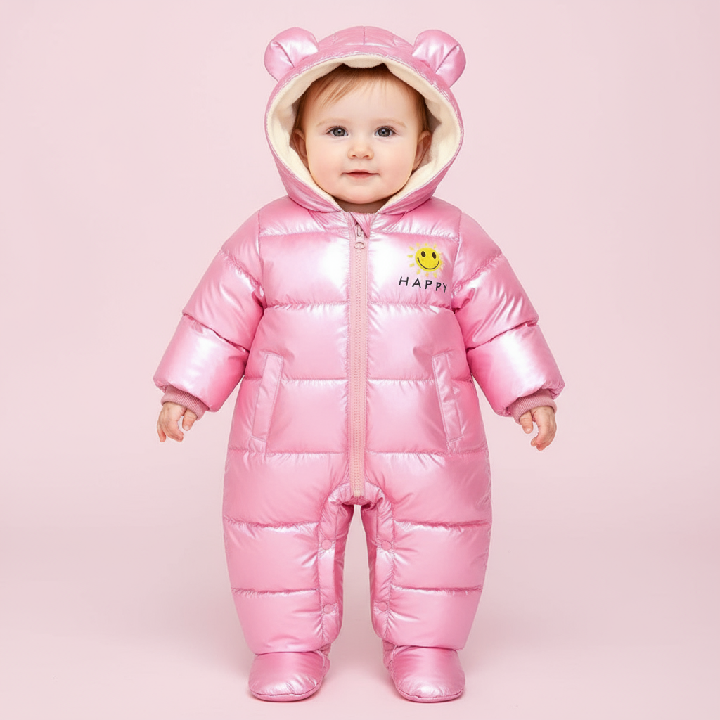 Newborn Baby Winter Waterproof Down Snowsuit