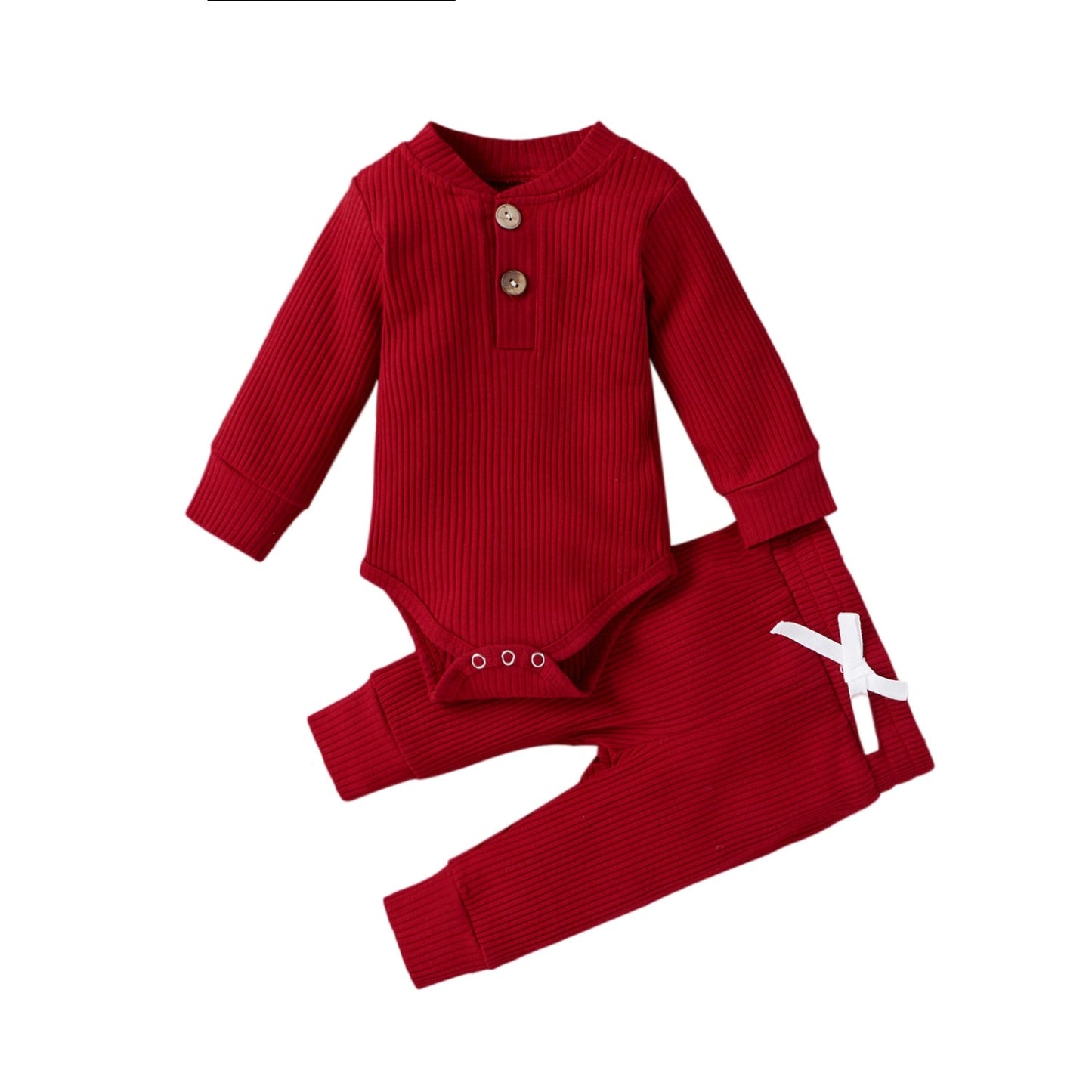 Ribbed Cotton Baby Set
