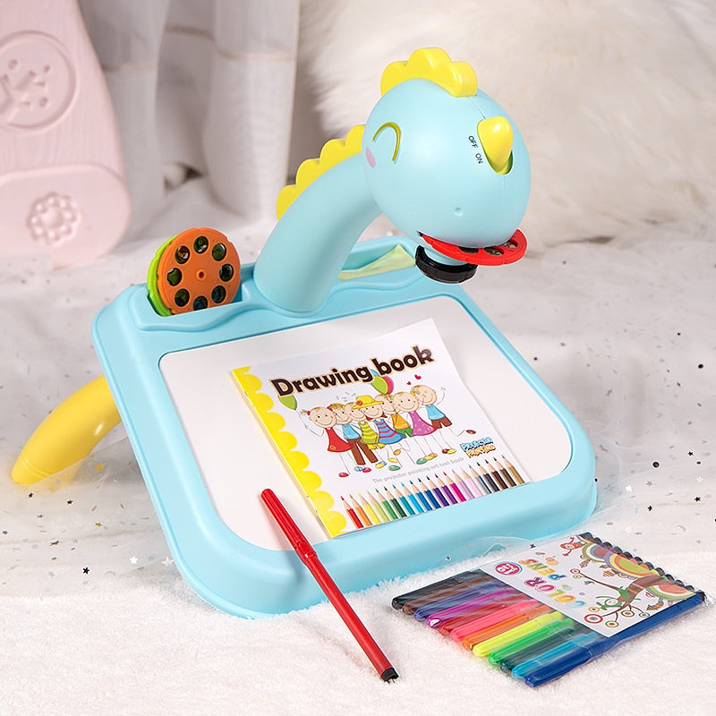 Kids Drawing Projector Table
