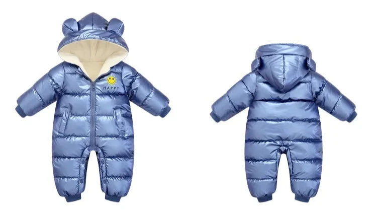 Newborn Baby Winter Waterproof Down Snowsuit