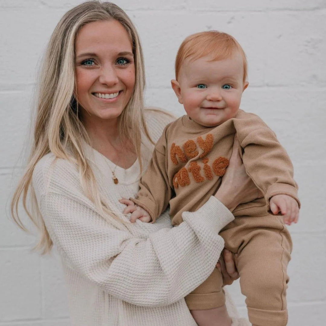 Infant Outfit Set: Long Sleeve Shirt and Pants