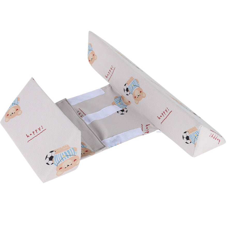 Newborn Baby Side Support Pillow Wedge with Removable Cover