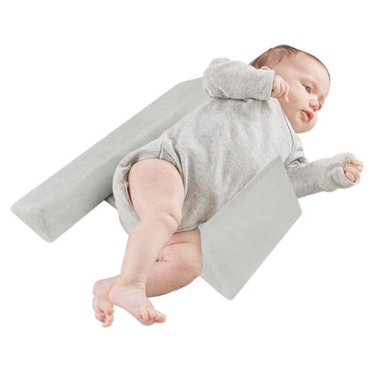 Newborn Baby Side Support Pillow Wedge with Removable Cover