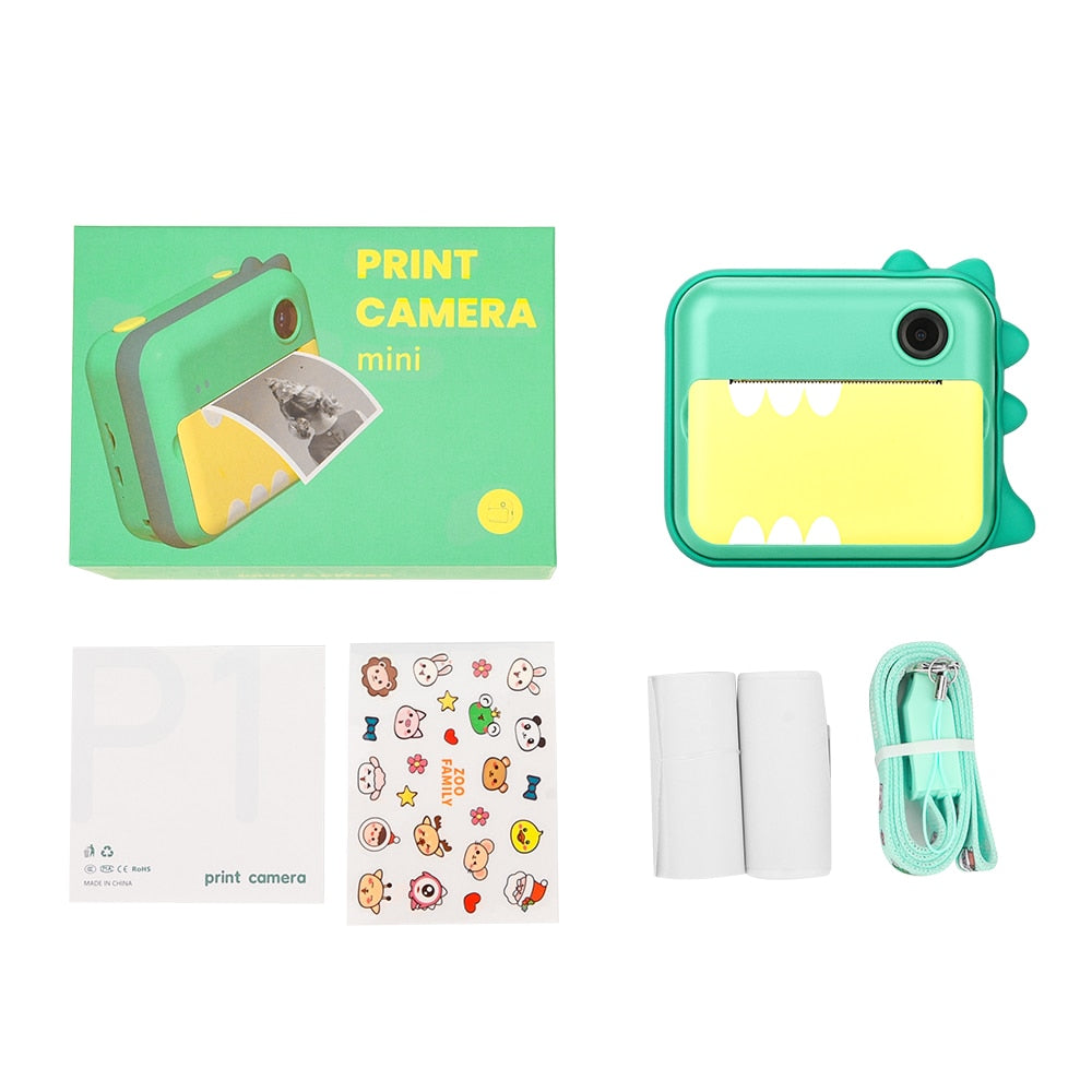 Kids Camera with Thermal Printing