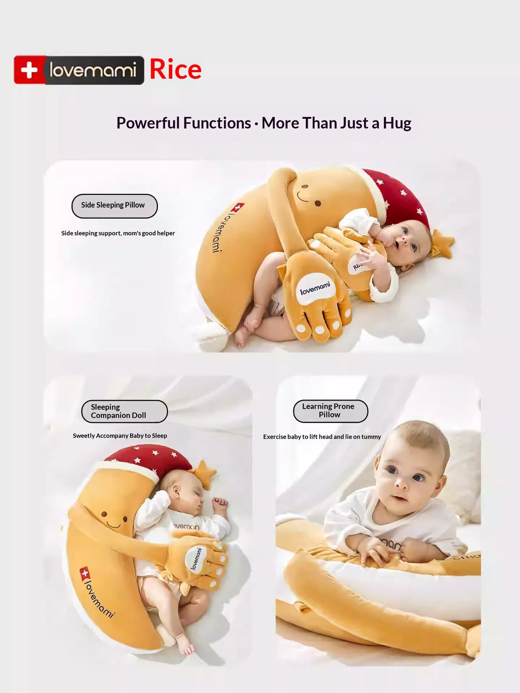 WEIQUEEN  Baby Banana Teether - Safe Silicone Teething Toy for Infants 0-12 Months moon