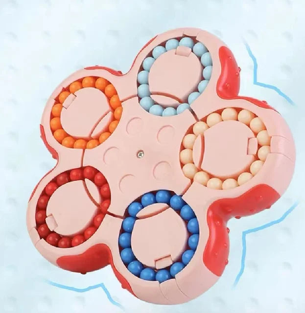 WEIQUEEN New Six-sided Rotation Finger Bean Intelligence Gyro Antistress