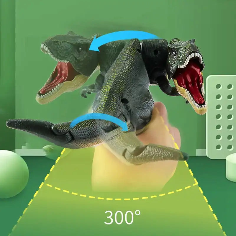 Children Decompression Dinosaur Toy Creative Hand-operated Telescopic Spring Swing Dinosaur Fidget Toys Christmas Gifts for Kids - MEACAOFG