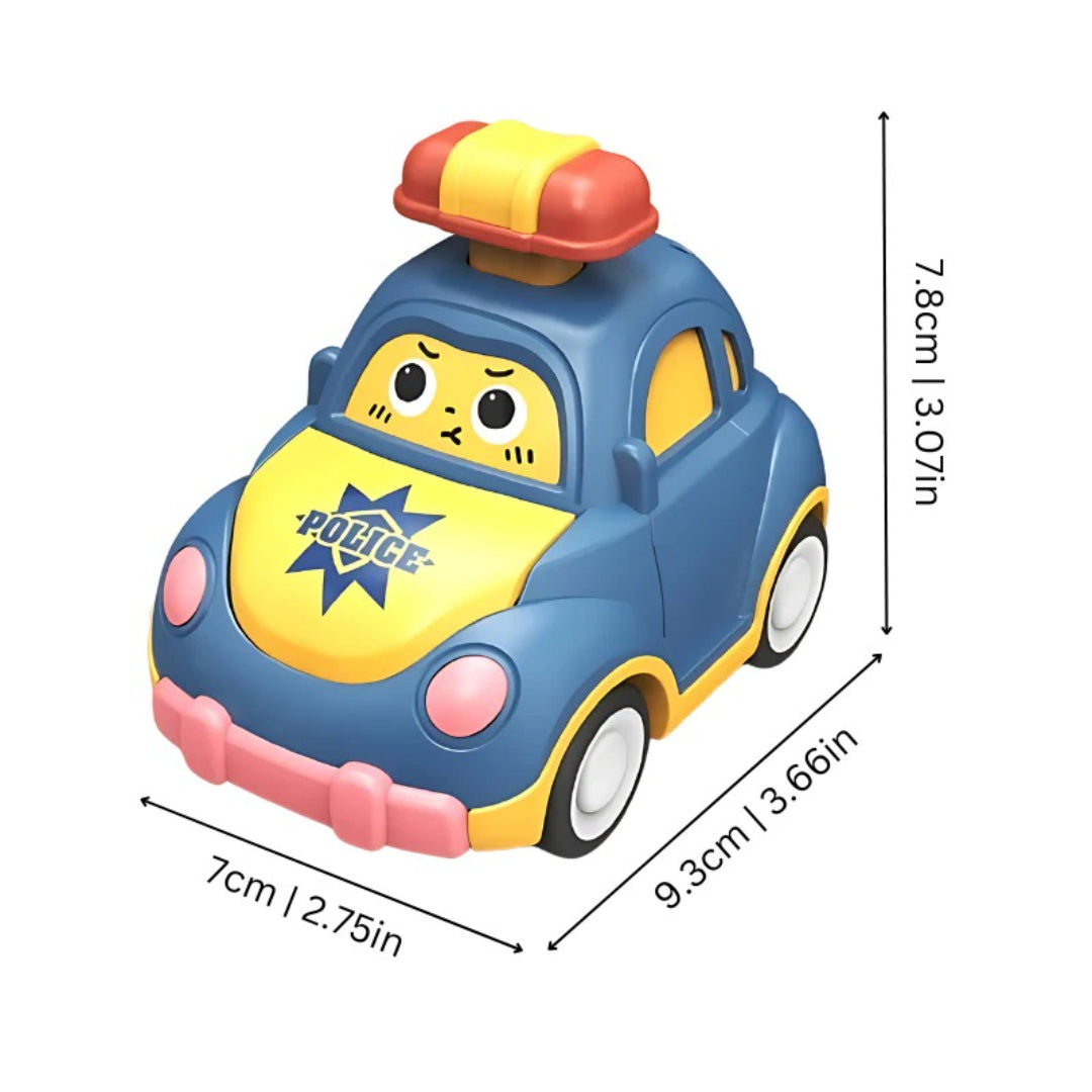 Collection of Autonomous Cars with Automatic Bump-and-Go Functionality