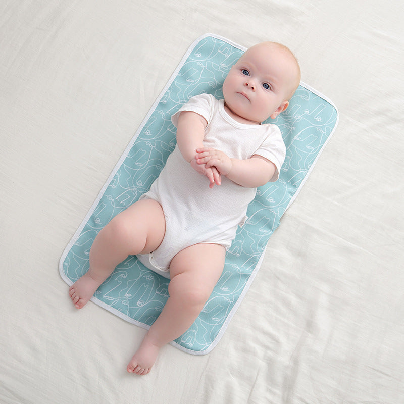 Portable Waterproof Changing Pad - Cartoon Face product view