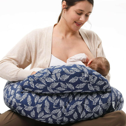 Ergonomic Breastfeeding Pillow with Machine-Washable Cover