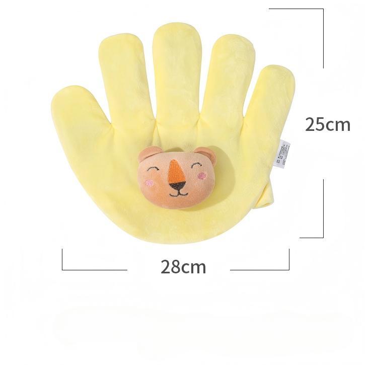 Baby Sleep Palm Hand Shaped Red Bean Filling Plush Electric Toy