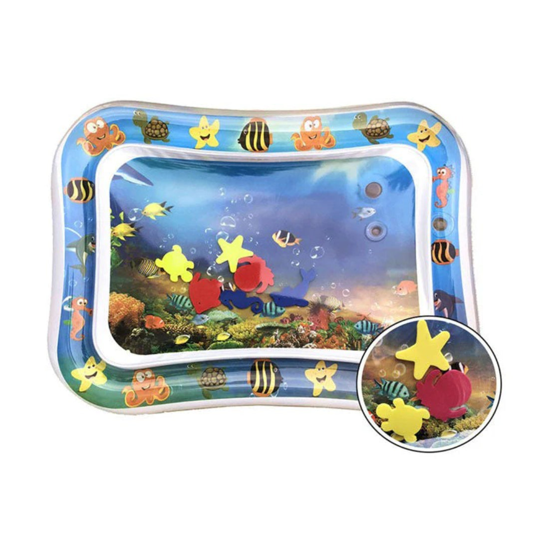 Inflatable Water Play Mat for Sensory Tummy Time Fun