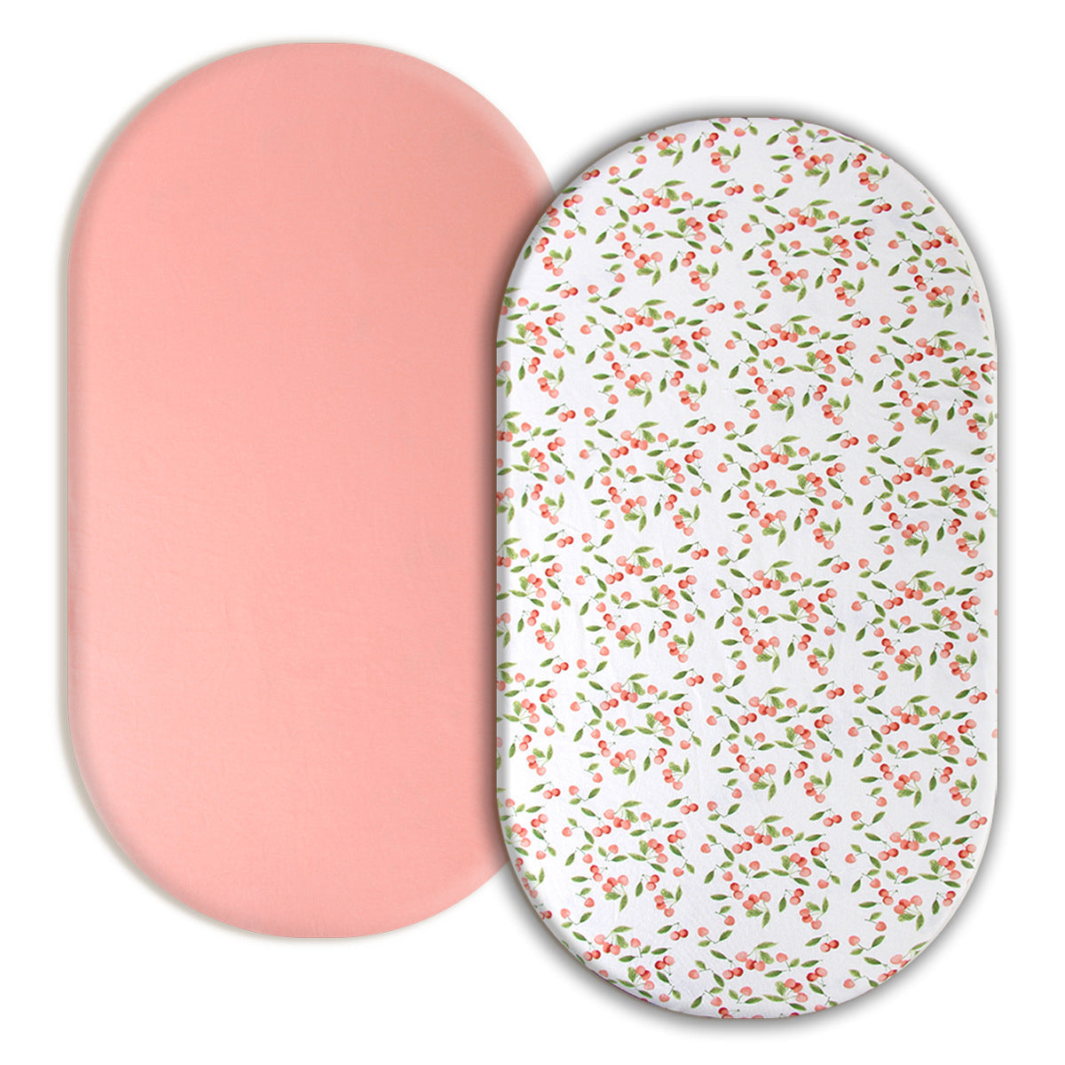 Baby Knitted Cotton Fitted Bed Sheet-2Pack