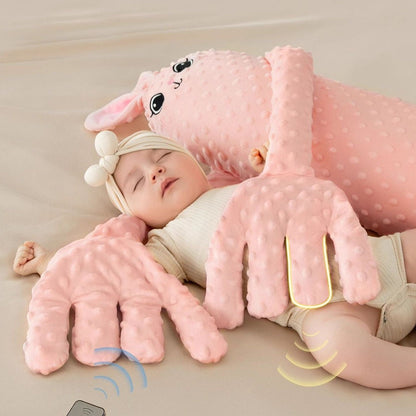 Baby Soothing Toy with Automatic Patting Palm-Rabbit