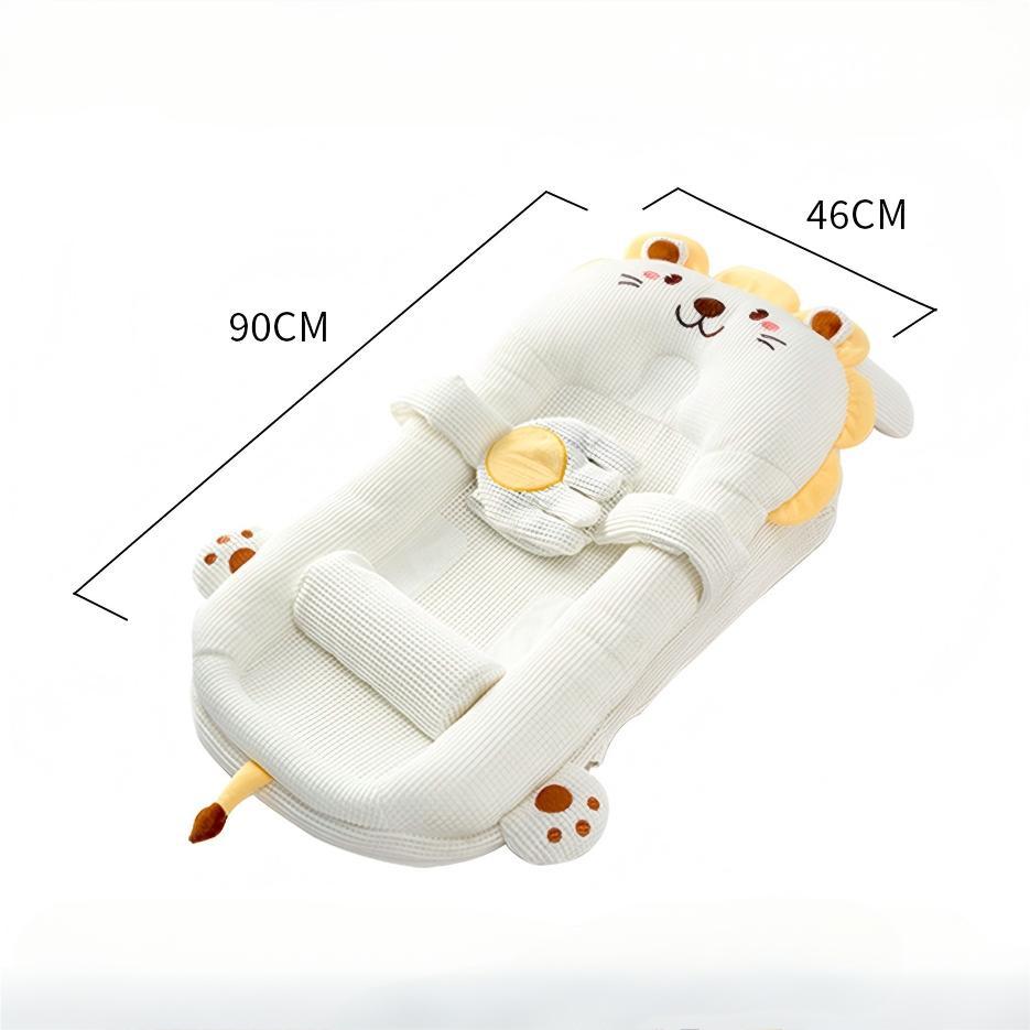 Smart Baby Lounger with Adjustable Anti-Reflux Incline and Gentle Patting Function