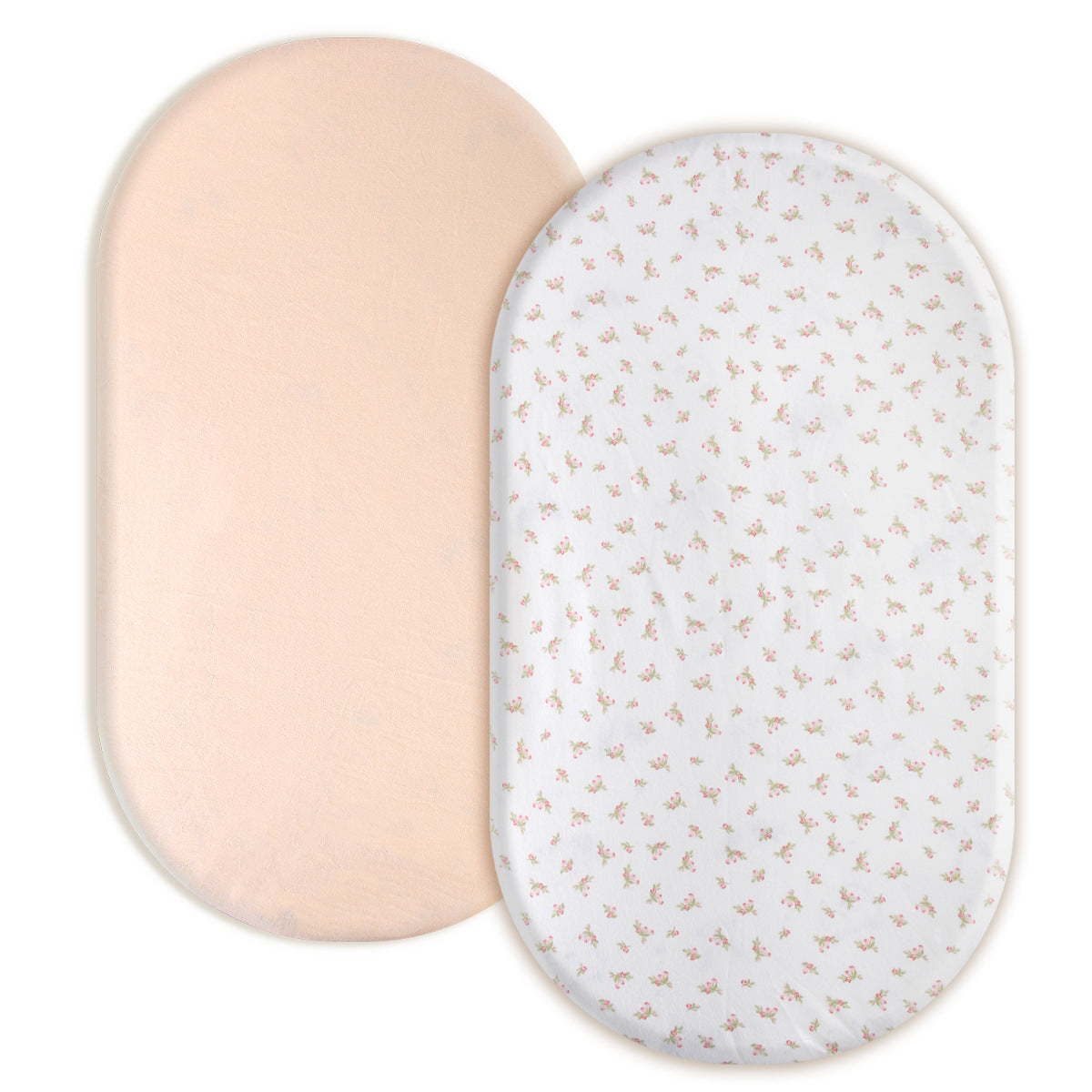 Baby Knitted Cotton Fitted Bed Sheet-2Pack