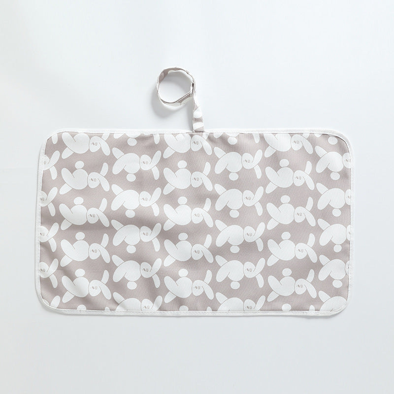 Portable Waterproof Changing Pad - Little Snowman product view