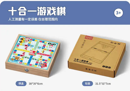 WEIQUEEN Children's Chess Multifunctional Chess Board Toys Gift Set Children's Chess Board Gift Set