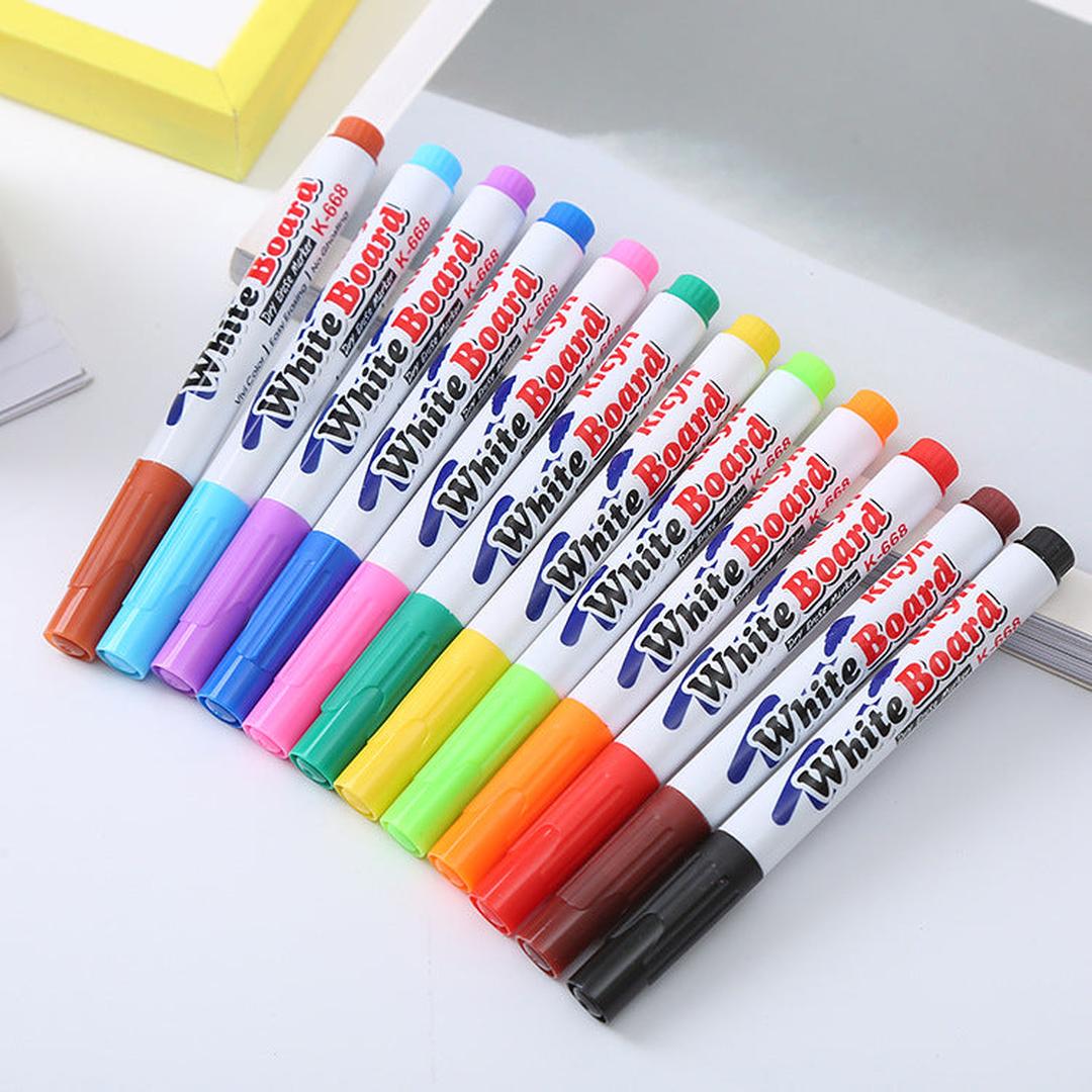 Floating Drawing Magic Markers for Kids – 12-Piece Set