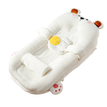 Smart Baby Lounger with Adjustable Anti-Reflux Incline and Gentle Patting Function