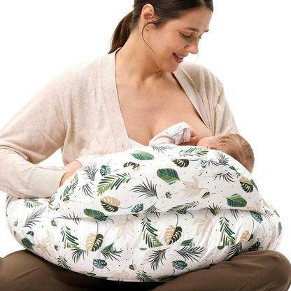 Ergonomic Breastfeeding Pillow with Machine-Washable Cover