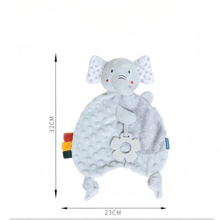 Soothing Baby Lovey – Soft Teether Comfort Blanket for 0-3Y