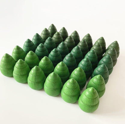 Pastel Wooden Tiny Toys