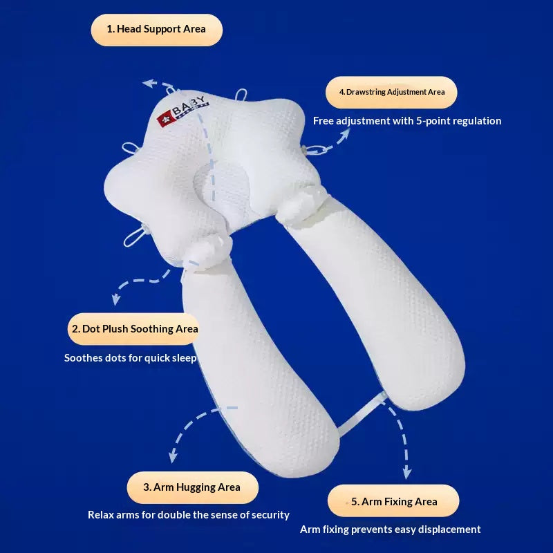 Premium Baby Sleeping Pillow - Soft Memory Foam Support for Newborns & Infants