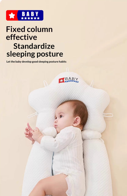 Premium Baby Sleeping Pillow - Soft Memory Foam Support for Newborns & Infants